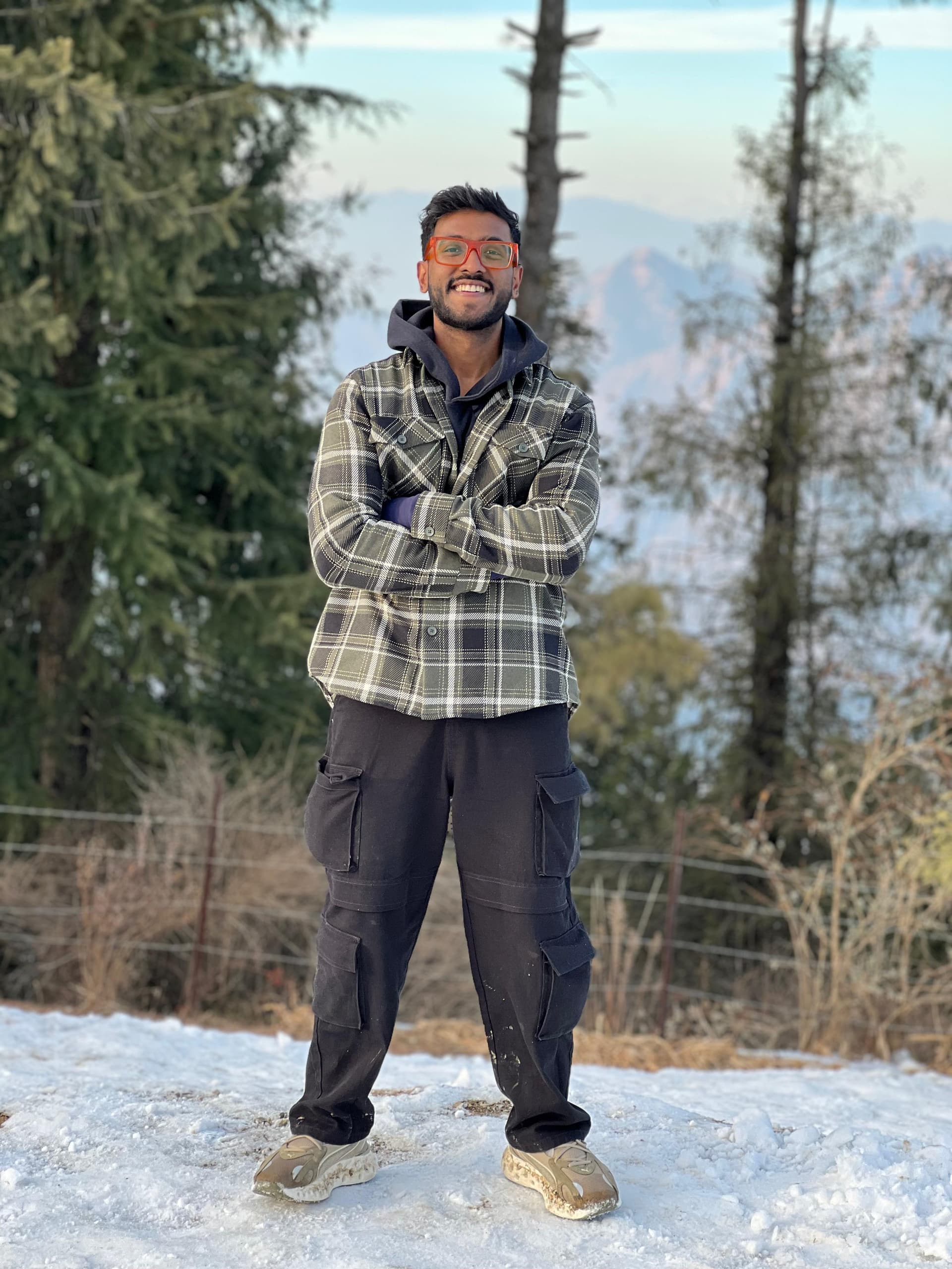 Giridhar in mountains
